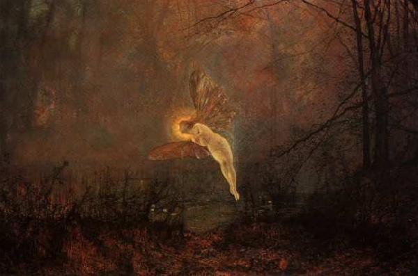 Atkinson Grimshaw Midsummer Night oil painting picture